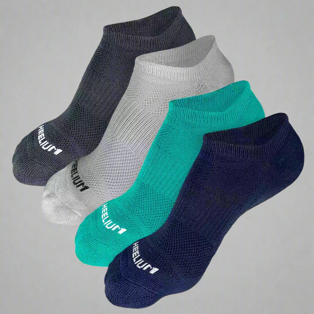 Heelium Bamboo Zero Socks for Men - 4 Pairs