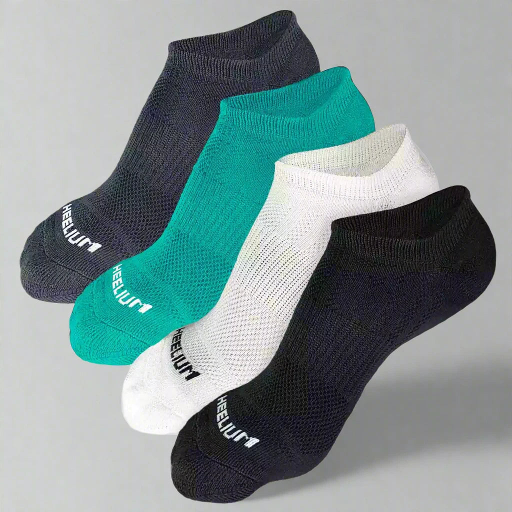 Heelium Bamboo Zero Socks for Men - 4 Pairs