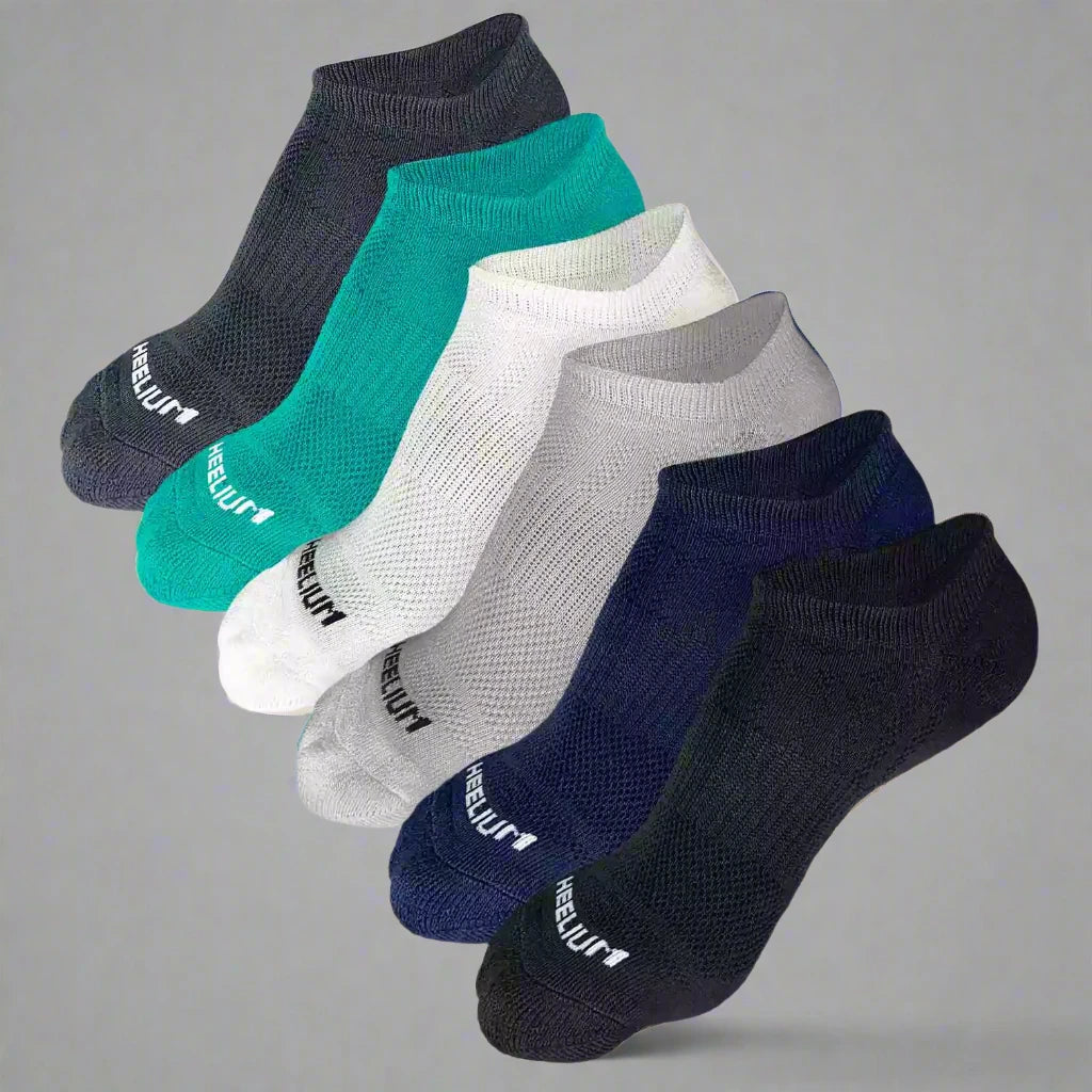 Heelium Bamboo Zero Socks for Men - 6 Pairs