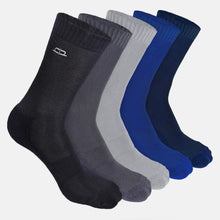 Load image into Gallery viewer, Bamboo Men Crew Socks (Solids) - 5 Pairs