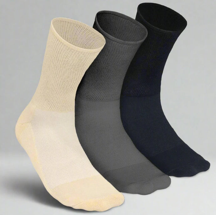 Bamboo Diabetic Socks - 3 Pairs