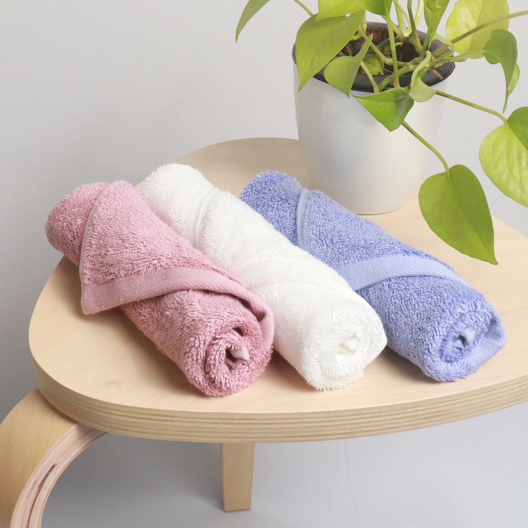 Bamboo Face Towels - Set of 3 – Heelium