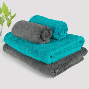 Heelium Bamboo Bath & Hand Combo - Set of 4